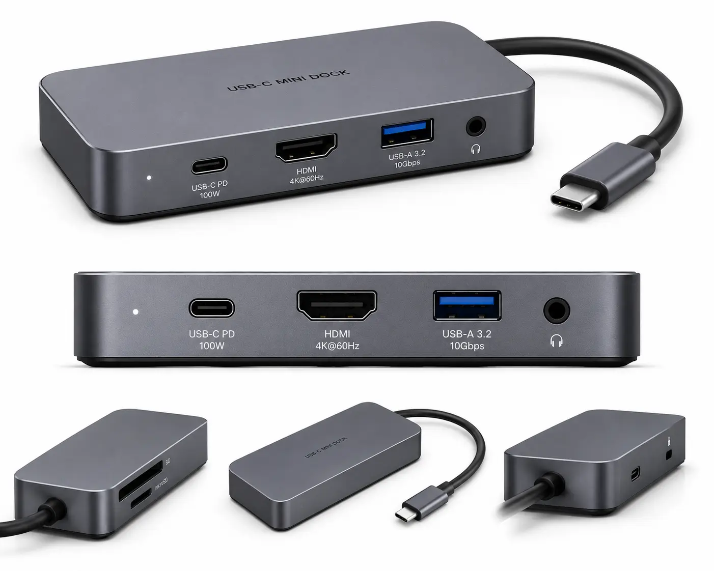 Compact USB-C Mini Dock
