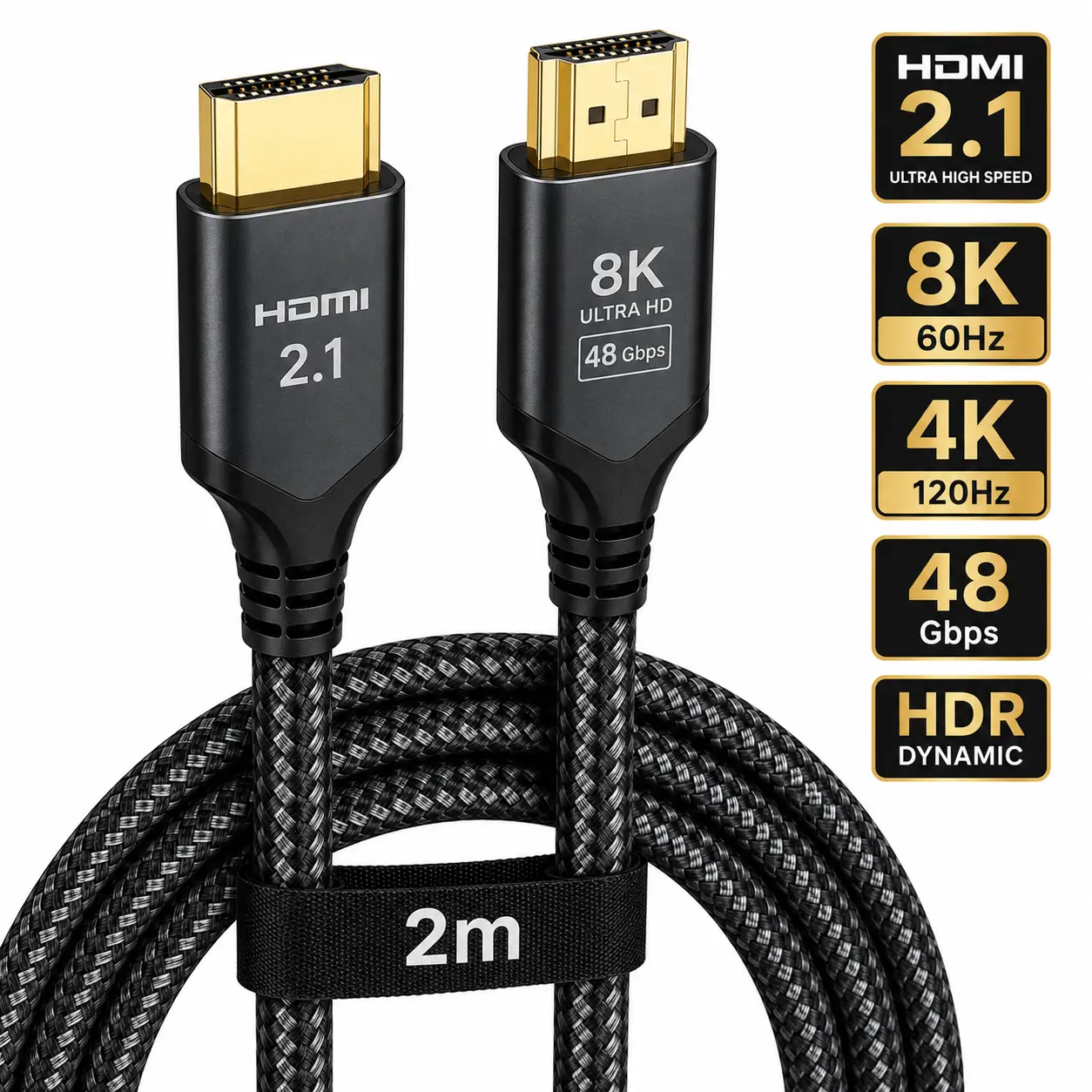 HDMI 2.1 Cable (2m)